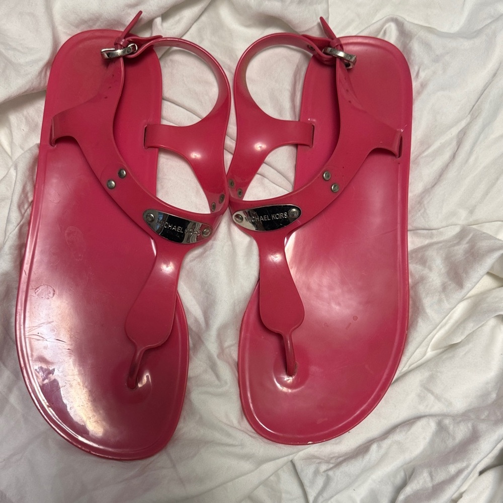 Michael Kors Vibrant Pink Sandals